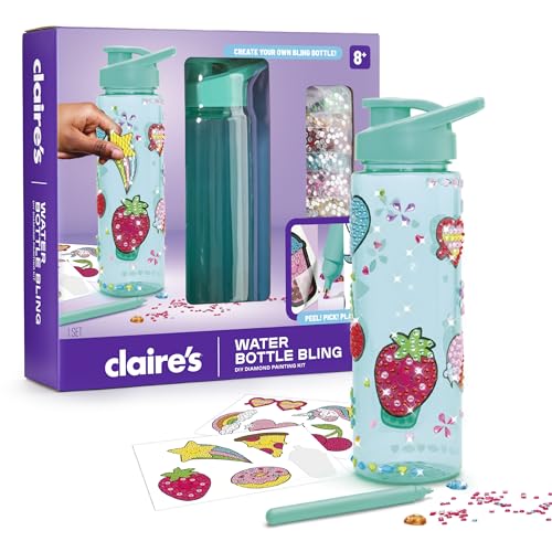 24 Oz Claire's DIY Water Bottle Decorating Kit