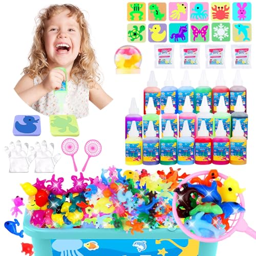 20 Piece Water Gel Art Kit with Molds