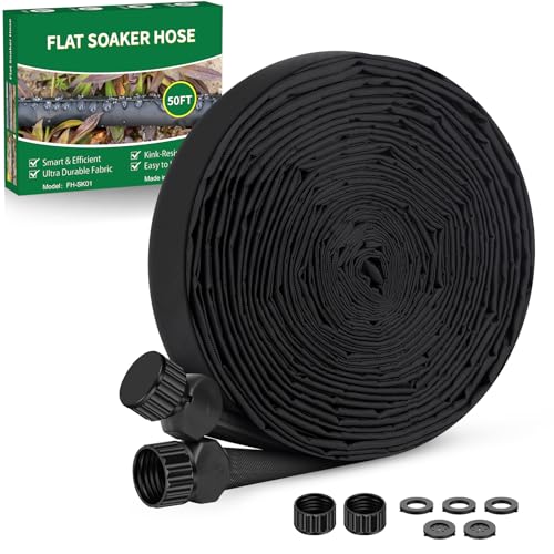 50 ft Soaker Hose Drip Irrigation System