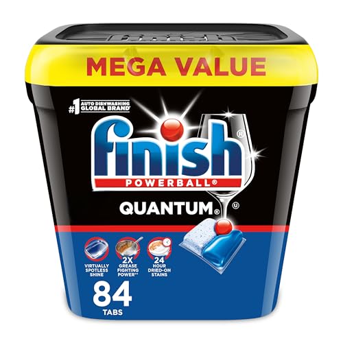 84 Count Finish Quantum Dishwasher Detergent Pods