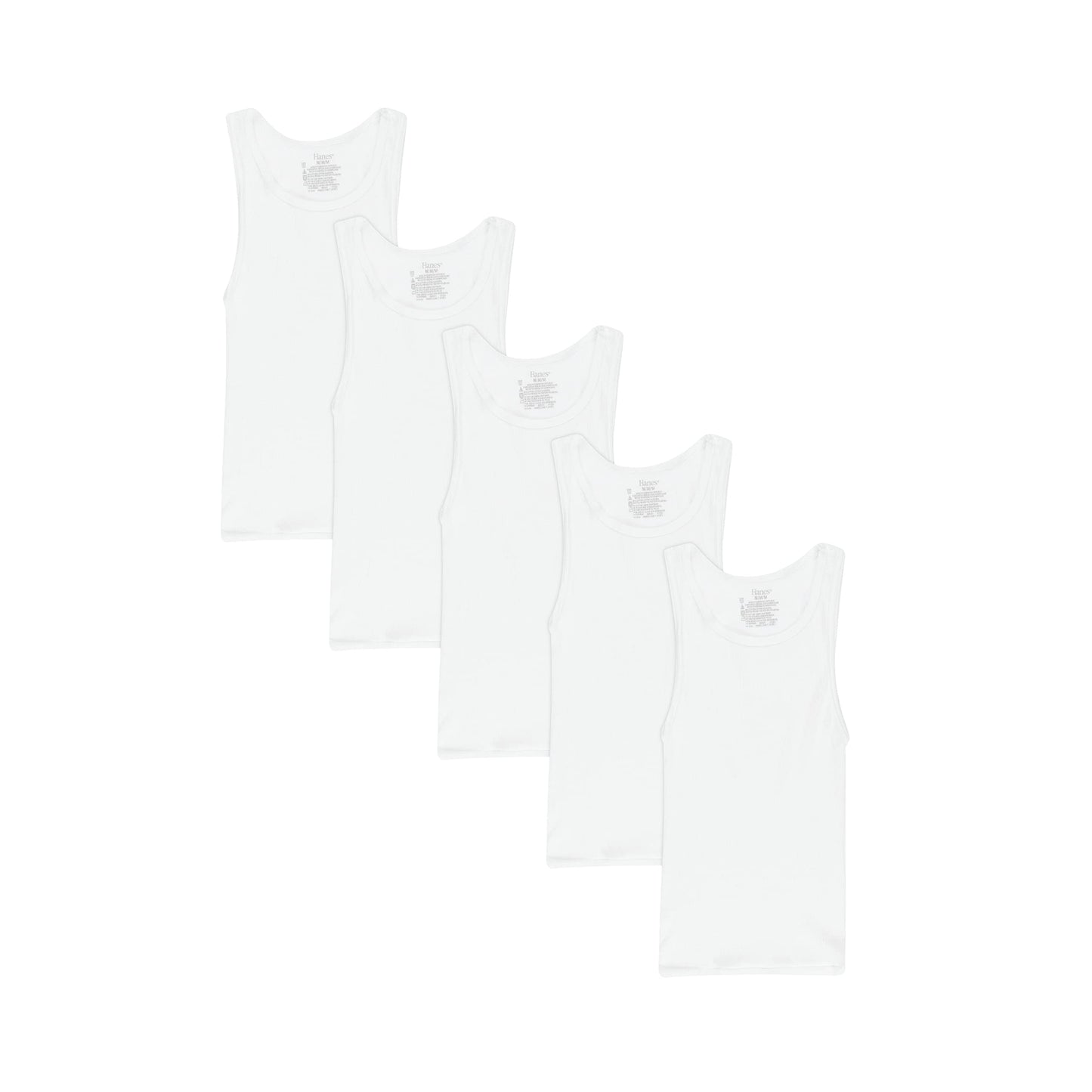 Hanes Boys' EcoSmart Cotton Tank Undershirt