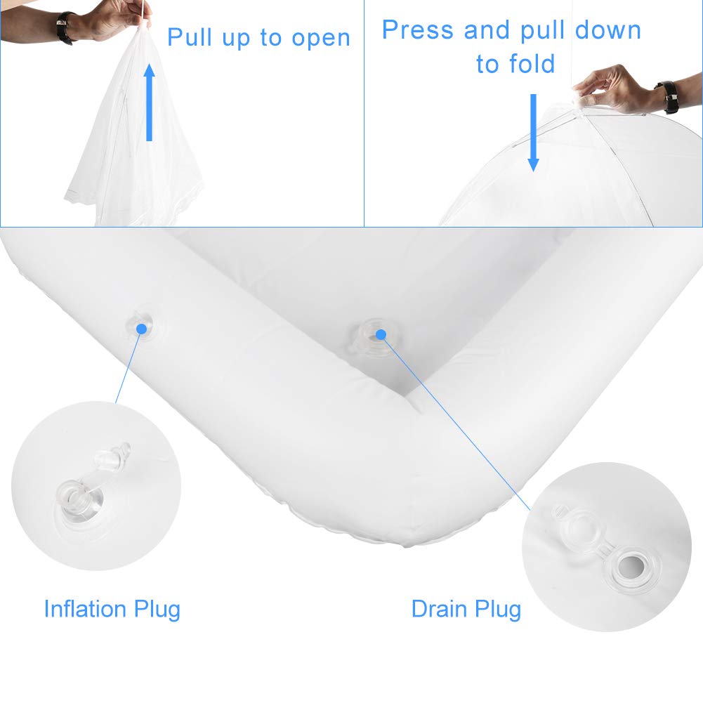Inflatable Serving Bar with Mesh Food Umbrellas