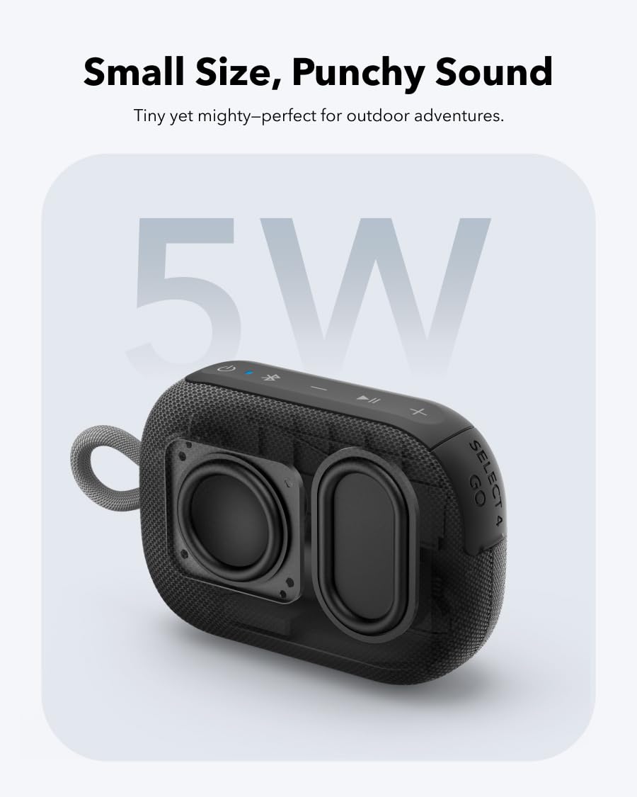 Soundcore Bluetooth Shower Speaker, IP67 Waterproof