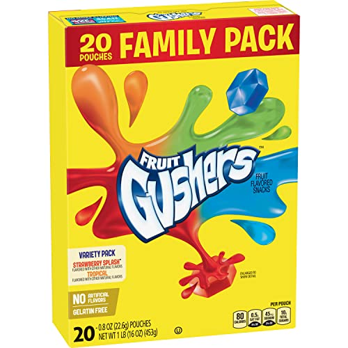 6 Pack Betty Crocker Gushers Fruit Snacks Variety (OU)