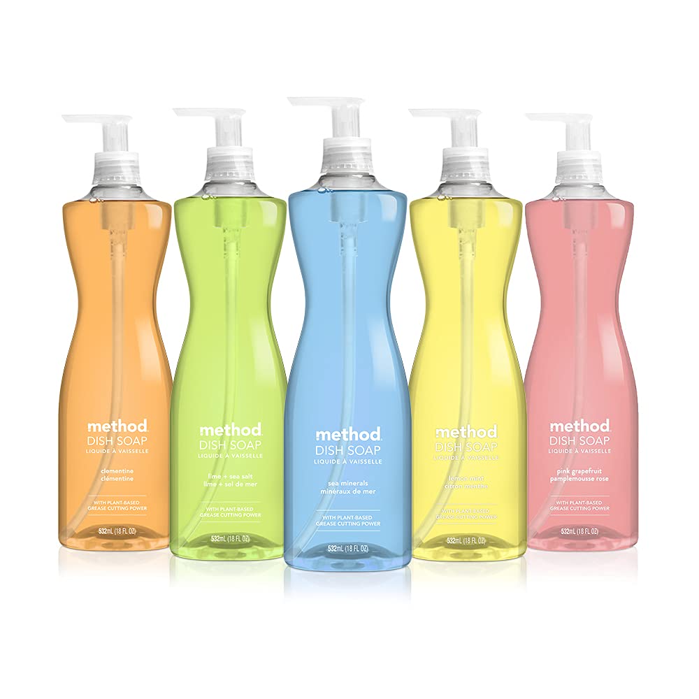 Method Clementine Gel Dish Soap, 18 Fl Oz