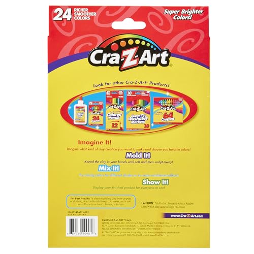Cra-Z-Art 24 Count Modeling Clay, 17.5 oz