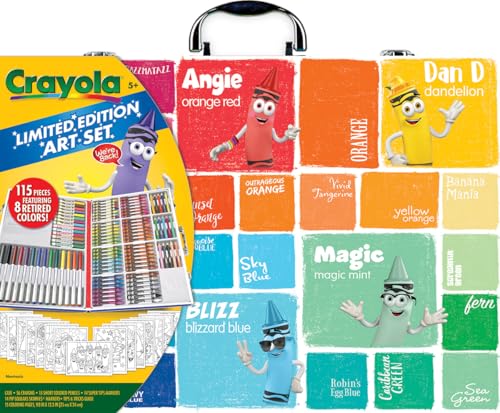 115 Piece Crayola Kids Coloring and Drawing Set