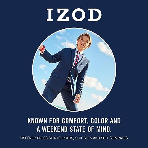 IZOD Long Sleeve Button-Down Oxford Shirt for Boys