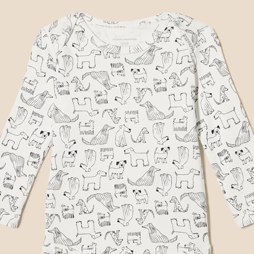 6-Pack Amazon Essentials Baby Bodysuits, Long Sleeve