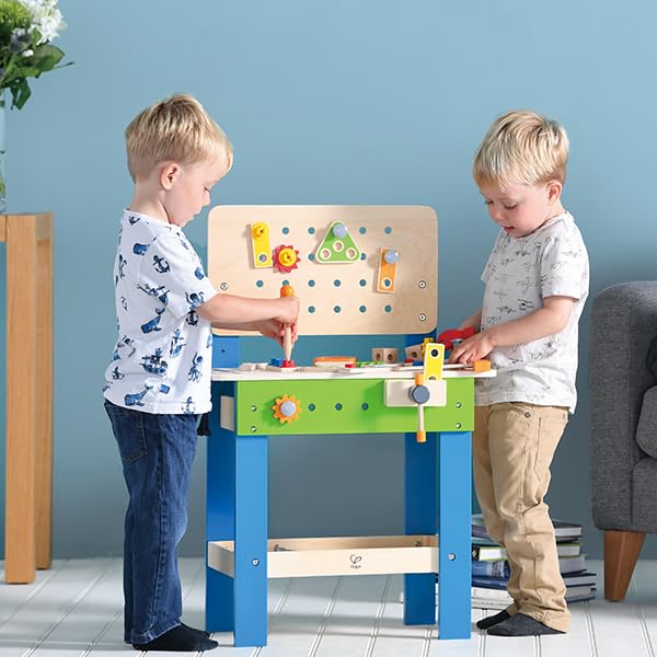 Hape Wooden Toolbench Pretend Play Builder Set