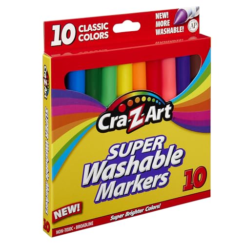 Cra-Z-Art Super Washable Markers, Pack of 10