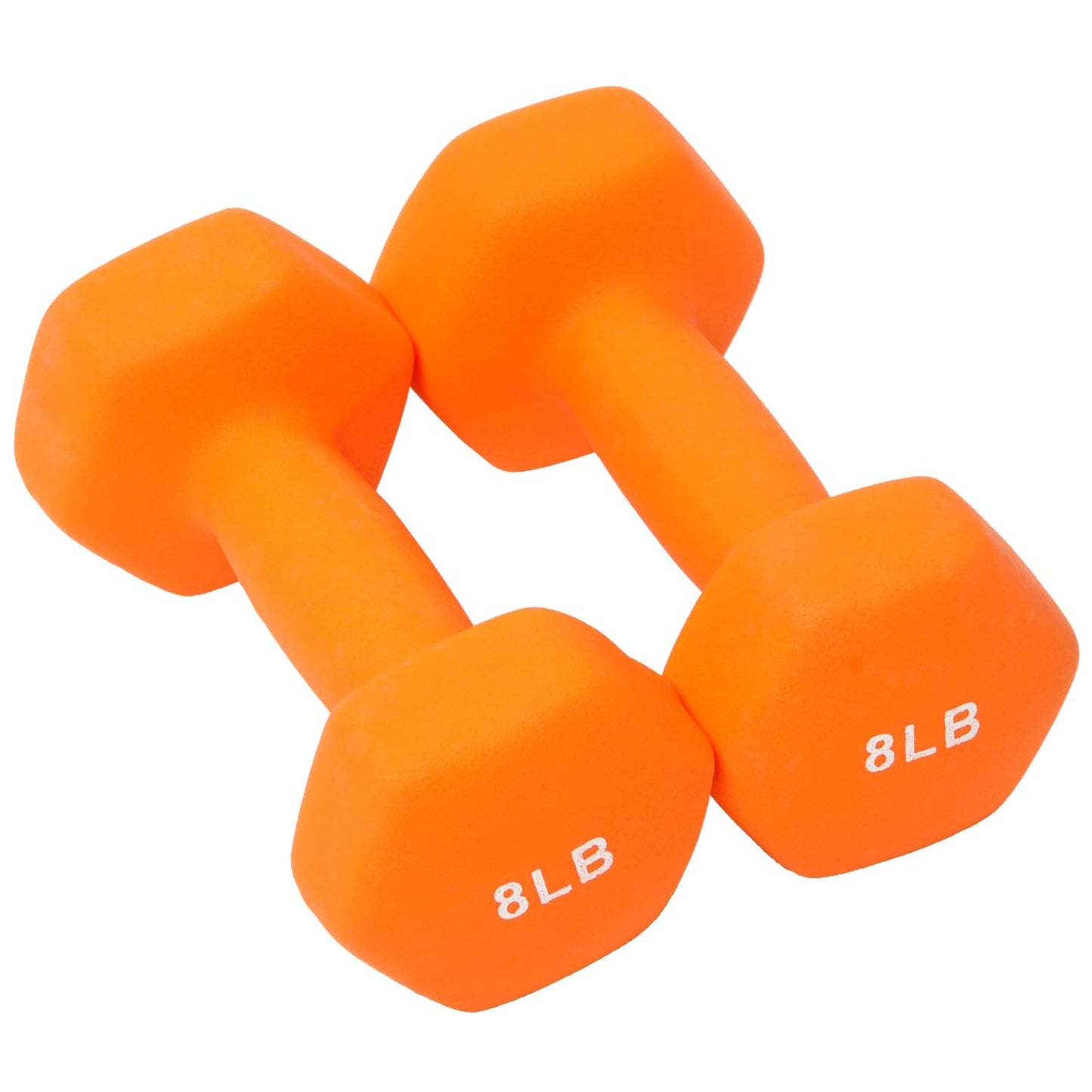 Neoprene Dumbbell Hand Weights Set with Rack