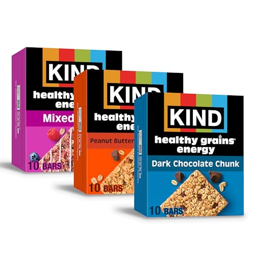 30 Pack KIND Healthy Grains Energy Bars Variety