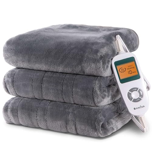 Electric Heated Blanket with 10 Heat Settings
