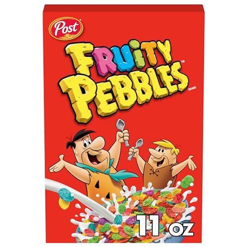 2 Boxes of Fruity Pebbles Sweetened Puffed Rice Cereal 11 Ounce