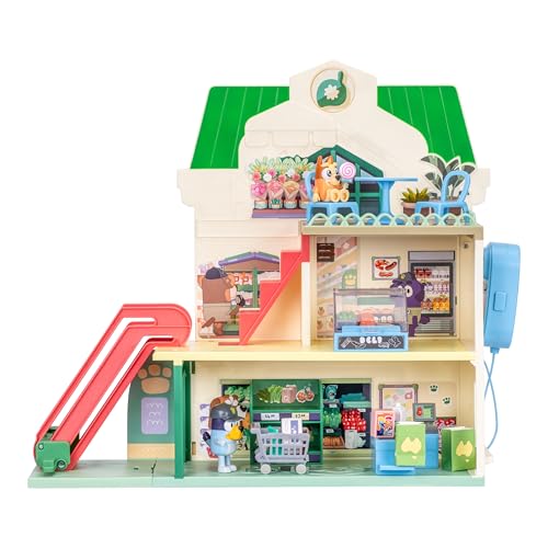 Bluey Supermarket Playset with Escalator and Sounds
