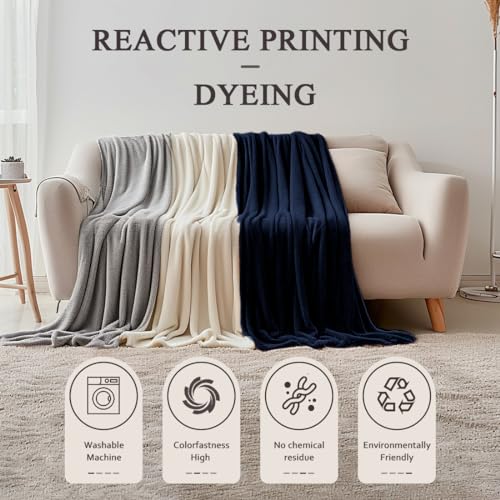 LaSyL Cozy Plush Fleece Blanket King Size