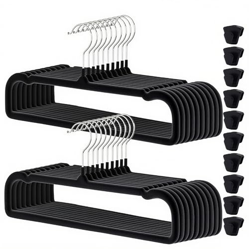 20 Pack Non Slip Velvet Pants Hangers