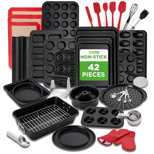 42-Piece Nonstick Carbon Steel Bakeware Set