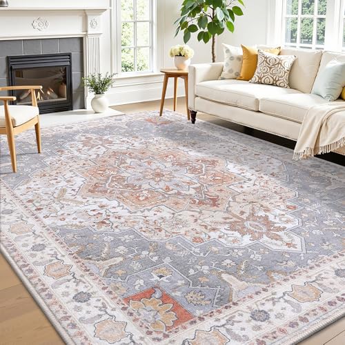 5x7 Machine Washable Non-Slip Area Rug