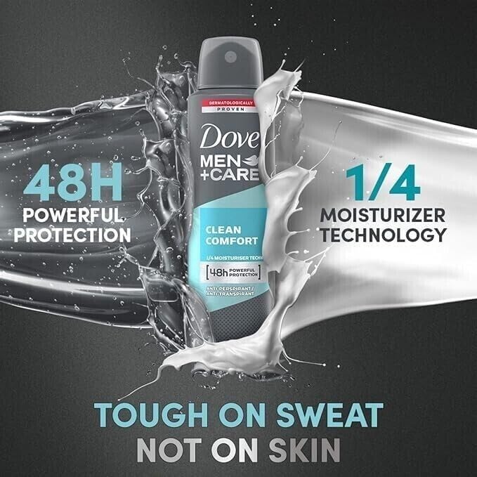 Dove Men+Care Antiperspirant Dry Spray 3 Count