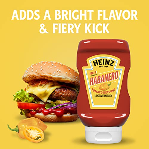 Heinz Habanero Tomato Ketchup Squeeze Bottle 14 oz