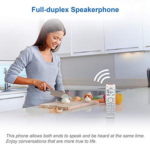 VTech VS112-27 DECT 6.0 Bluetooth 2 Handset Cordless Phone for Home with Answering Machine, Call Blocking, Caller ID, Intercom and Connect to Cell (White)