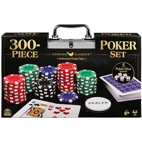 300-Piece Casino Poker Set with Metal Case