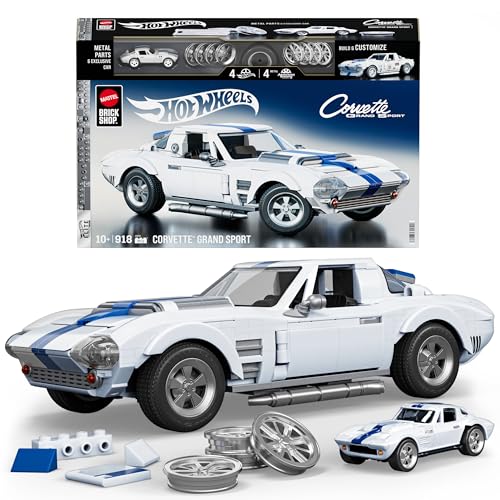 Mattel Brick Shop Corvette Grand Sport 918-Piece Building Set