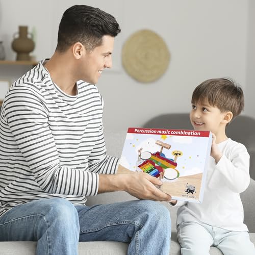 AKLOT Hand Held Drum for Kids and Adults