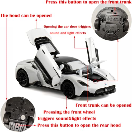MC20 Alloy Diecast Pull Back Toy Cars