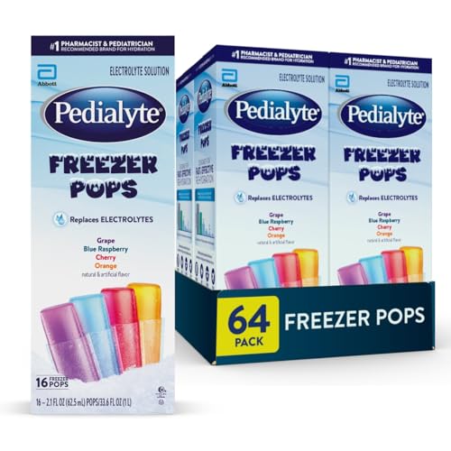 Pedialyte Electrolyte Freezer Pops Hydration Variety Pack (OU)
