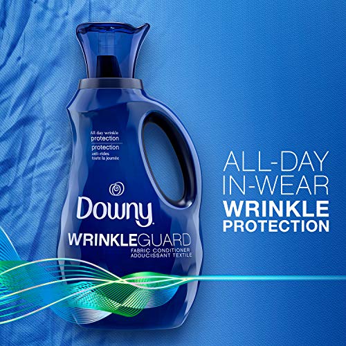 Downy Wrinkleguard Liquid Fabric Softener & Conditioner, Fresh, 48 Fl Oz. Bottle, 48 Fl Oz