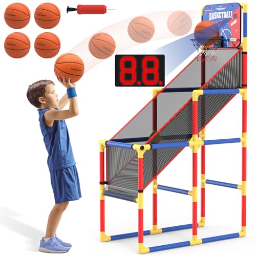 4 Ball Kids Arcade Basketball Game with Scoreboard