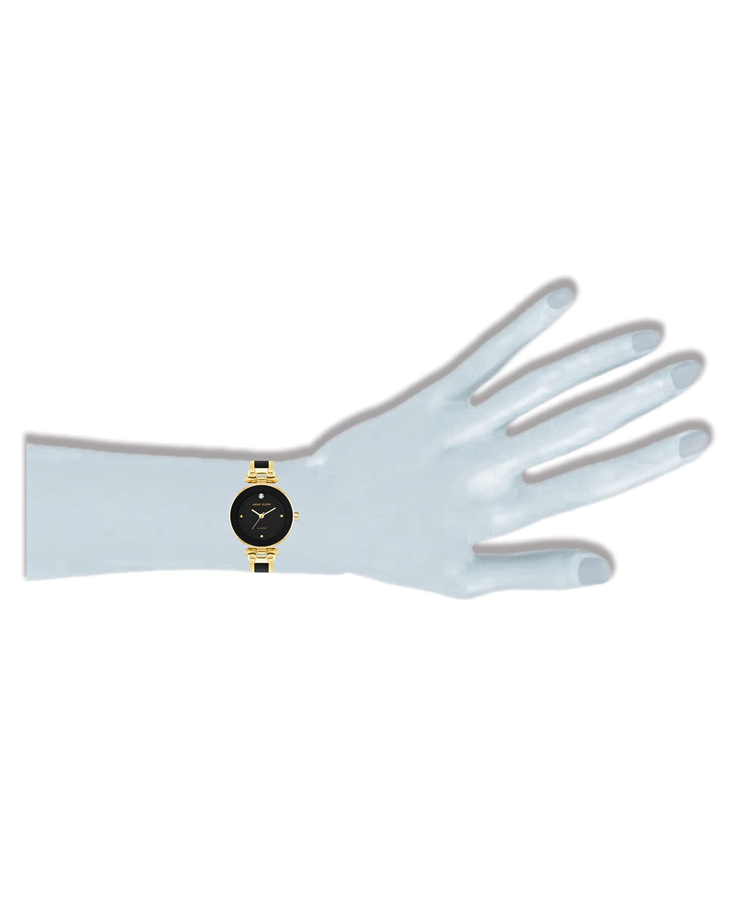 Anne Klein Diamond Dial Bangle Watch for Women