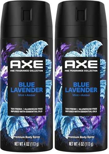 2 Pack AXE Deodorant Body Spray for Men 4oz