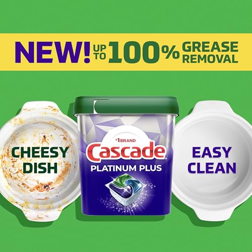 47 Count Cascade Platinum Plus Dishwasher Pods