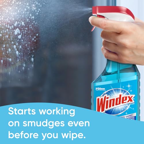 Windex Original Blue Glass Cleaner Spray Pack of 3
