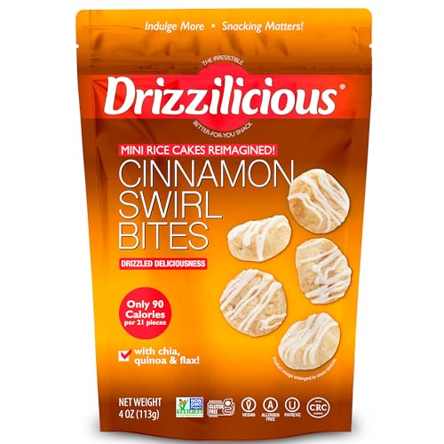 4 oz Drizzilicious Cinnamon Swirl Mini Rice Cakes