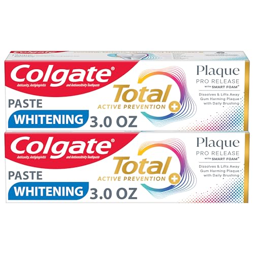 2 Pack Colgate Total Whitening Fluoride Toothpaste