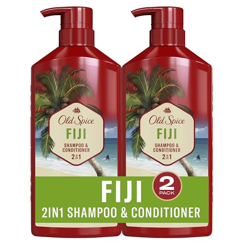 2 Pack Old Spice Fiji 2-in-1 Shampoo Conditioner