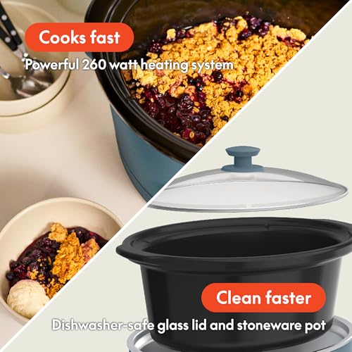 BELLA 6Qt Programmable Slow Cooker with Nonstick Pot