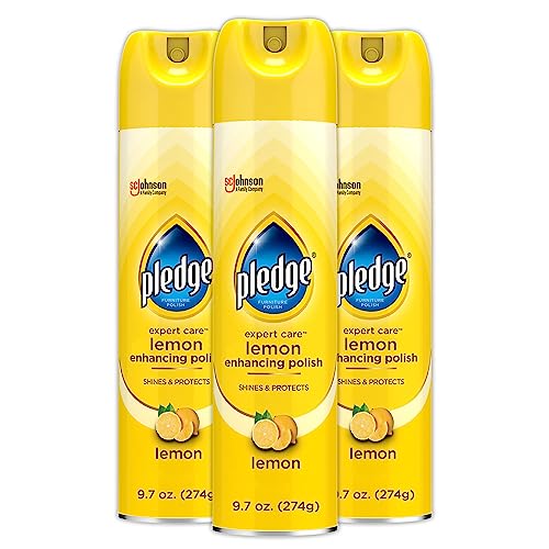 3 Pack Pledge Wood and Stainless Steel Polish Spray