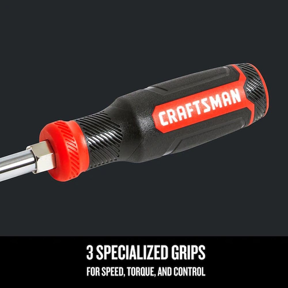 CRAFTSMAN Screwdriver with 6 Multi-Bits Storage