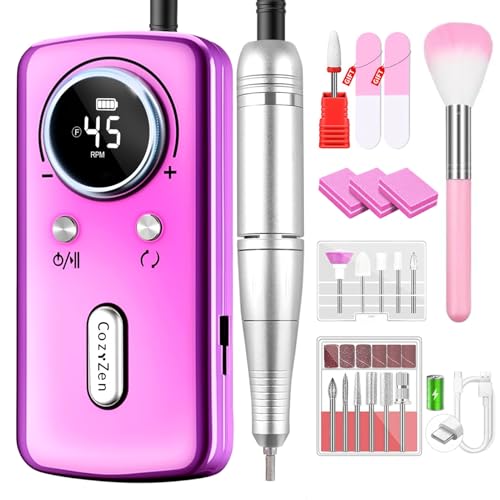 Cordless Rechargeable 45000 RPM Electric Nail Drill