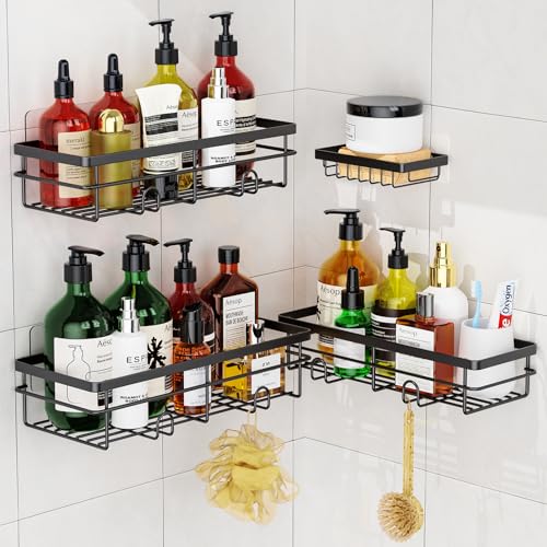 Shower Caddy Organizer Rustproof Bathroom Shelves Rack