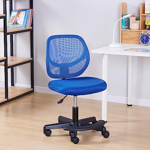 Kids Adjustable Low-Back Desk Chair with Footrest