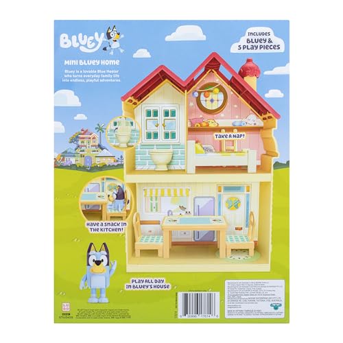 Bluey Mini Home Playset with 5 Accessories