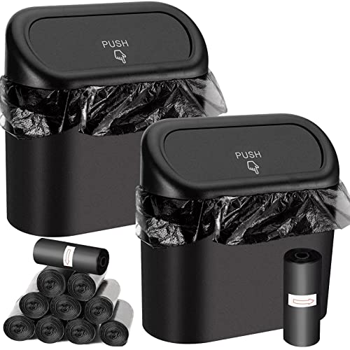 150 Count Leakproof Mini Car Trash Can with Bags