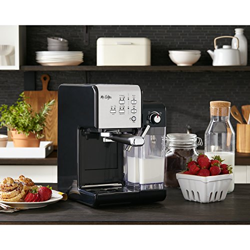 Mr. Coffee Programmable Espresso Machine with Frother